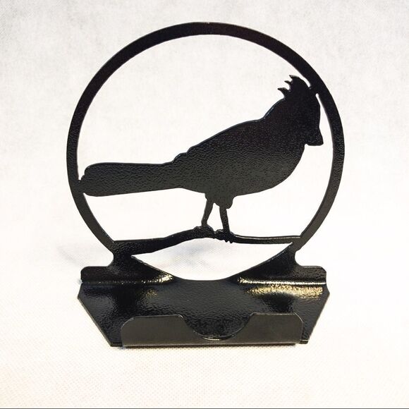 Handcrafted Metal Bird Napkin Holder - Picture 2 of 7